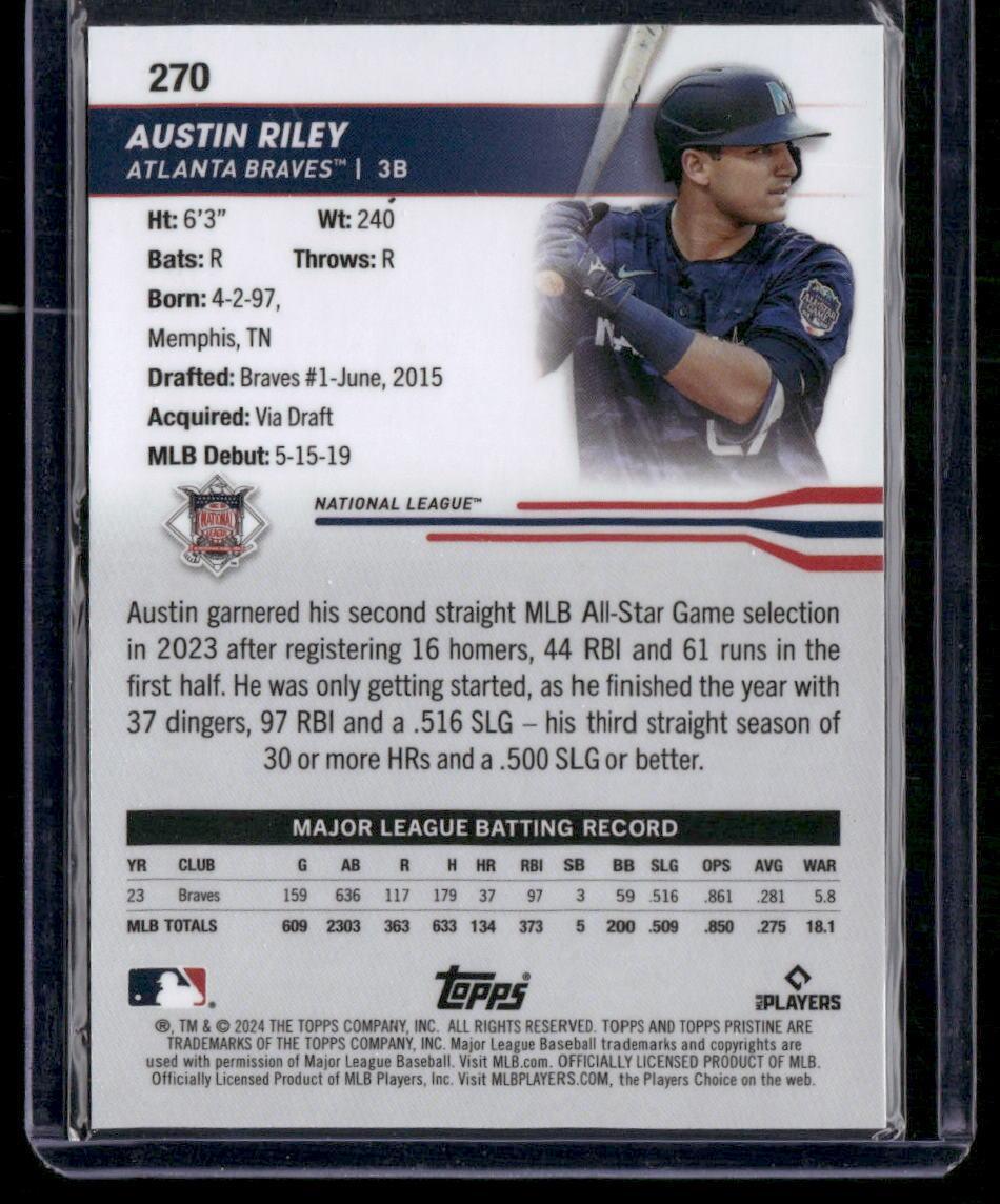 2024 Topps Pristine #270 Austin Riley