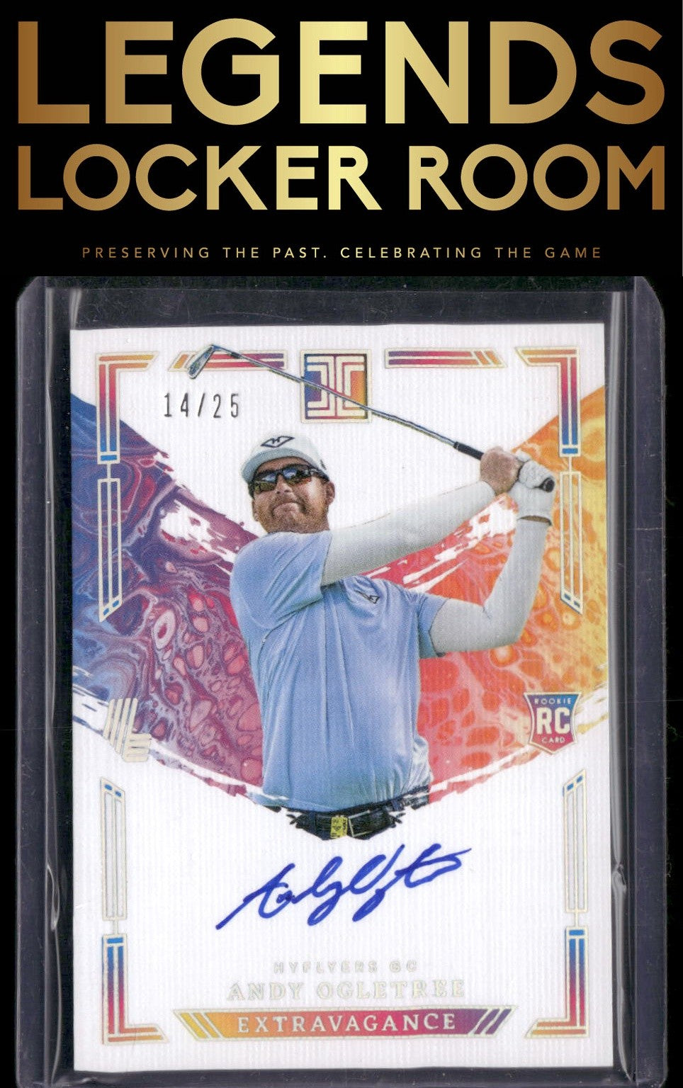 2024 Panini Impeccable LIV Andy Ogletree Extravagance Autographs Silver #/25