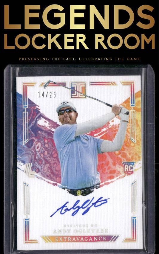 2024 Panini Impeccable LIV Andy Ogletree Extravagance Autographs Silver #/25