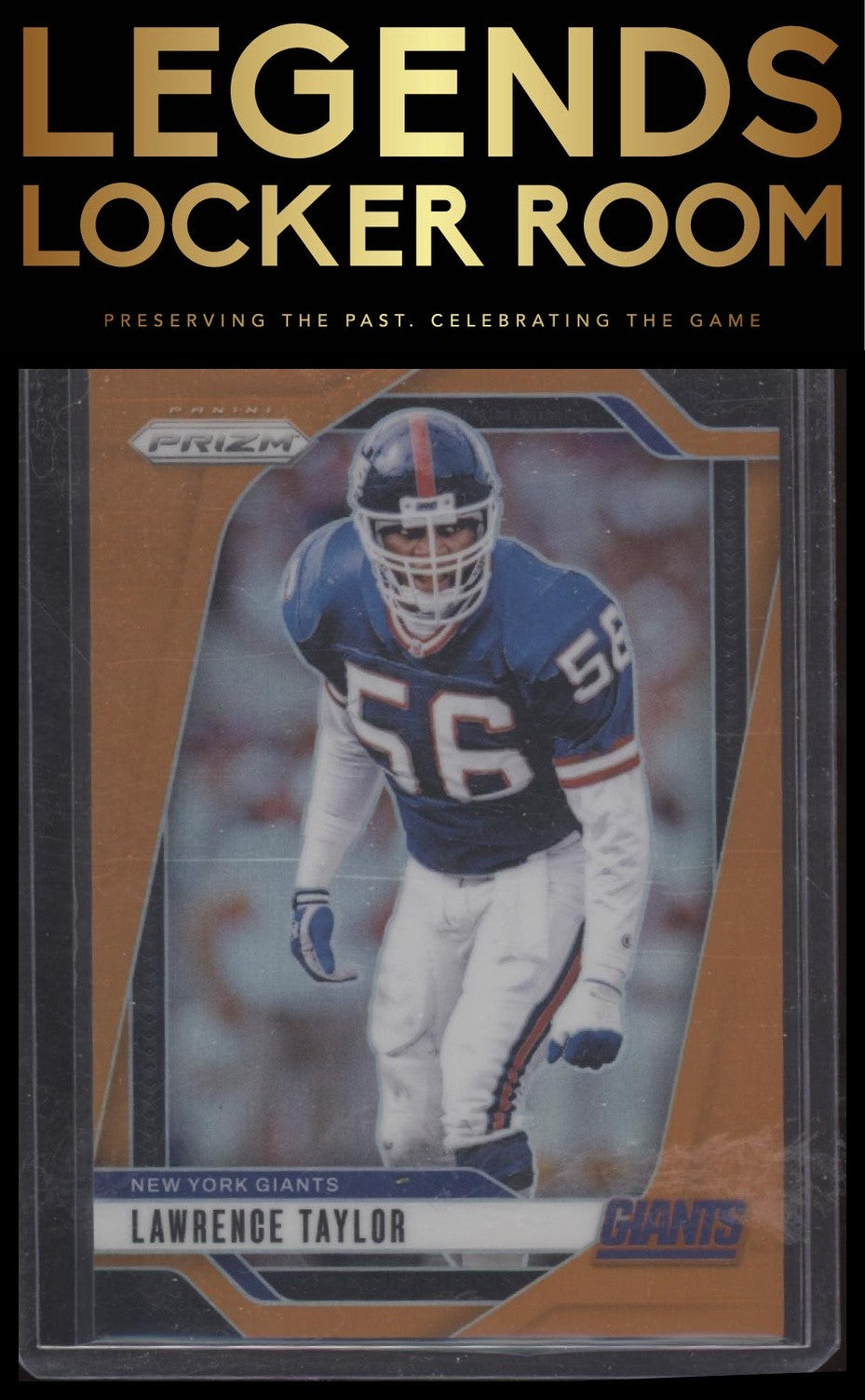 2024 Panini Prizm #219 Lawrence Taylor Orange #/249