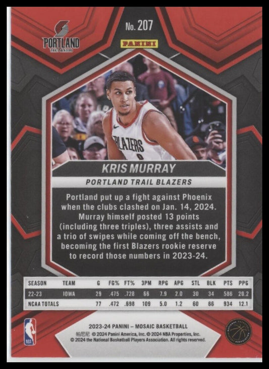 2023-24 Panini Mosaic #230 Amen Thompson City Edition