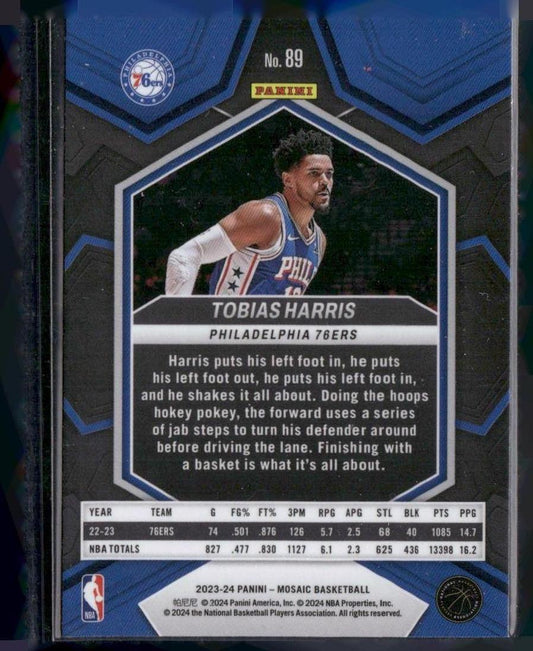 2023-24 Panini Mosaic #89 Tobias Harris