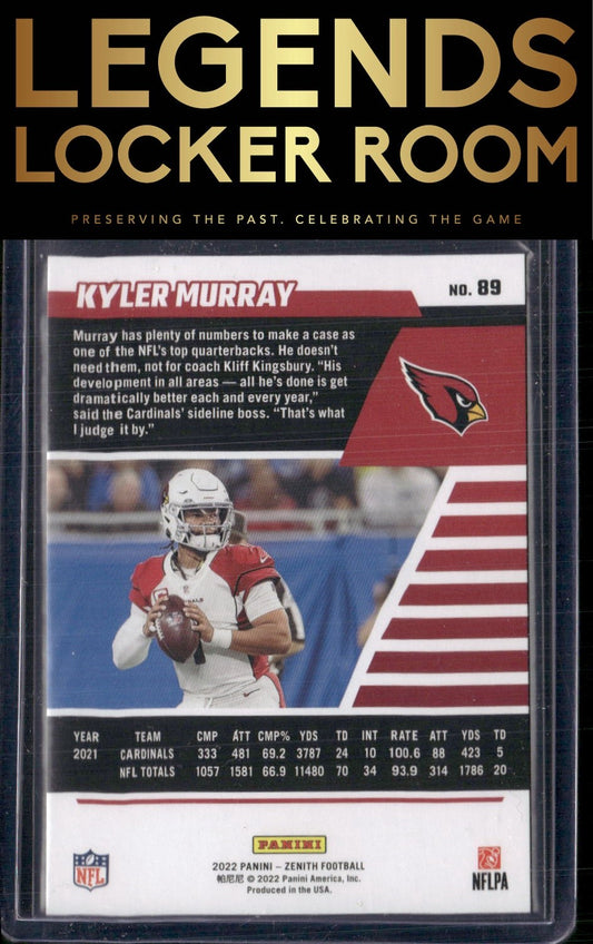 2022 Zenith #89 Kyler Murray Retail