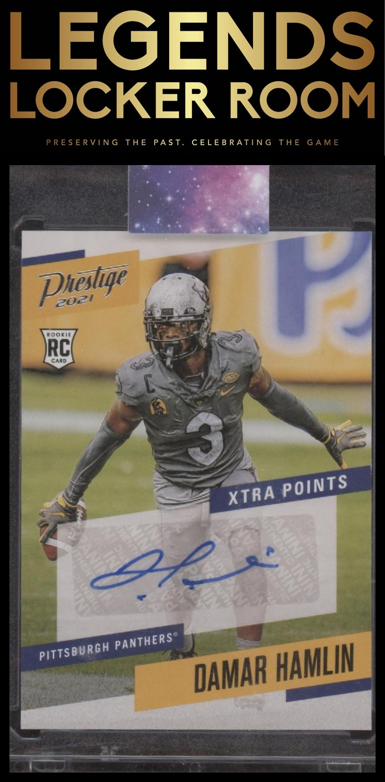 2021 Panini Chronicles Draft Picks Damar Hamlin Prestige Xtra Points Signatures