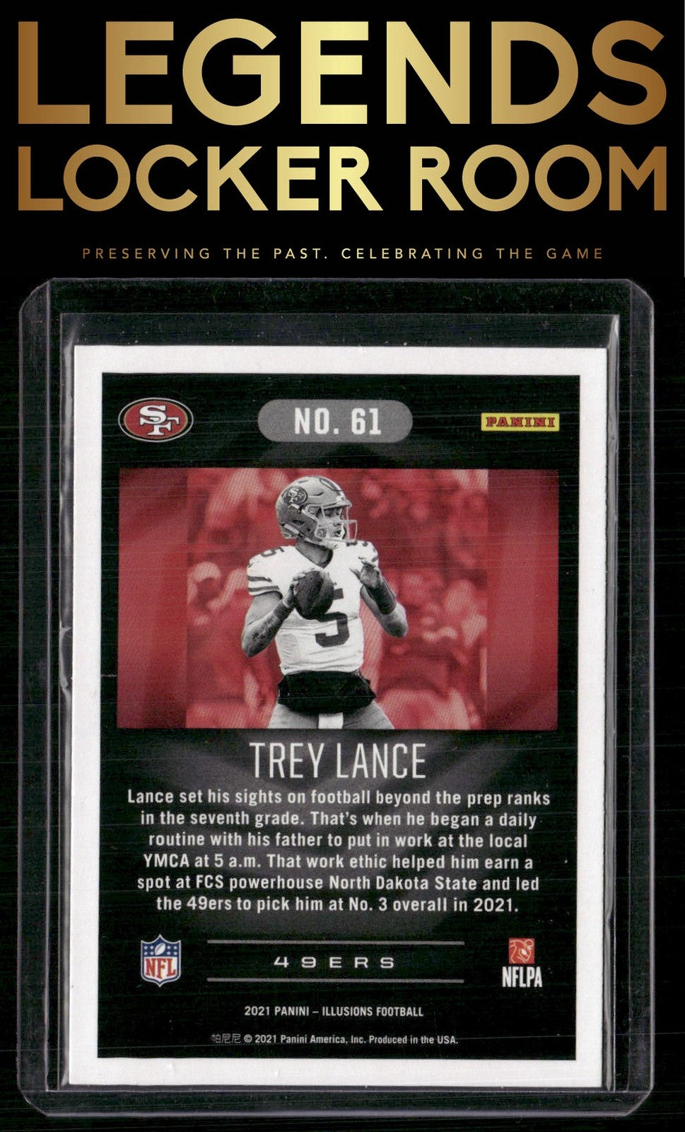2021 Panini Illusions #61 Trey Lance Retail