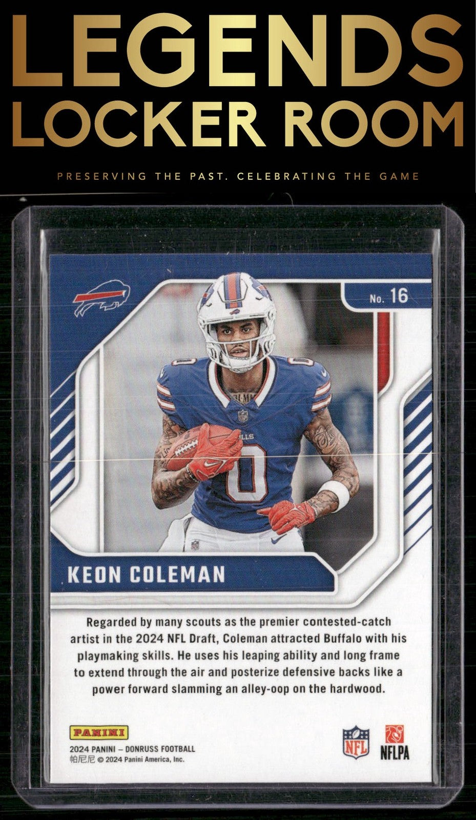 2024 Donruss #16 Keon Coleman The Elite Series Rookies