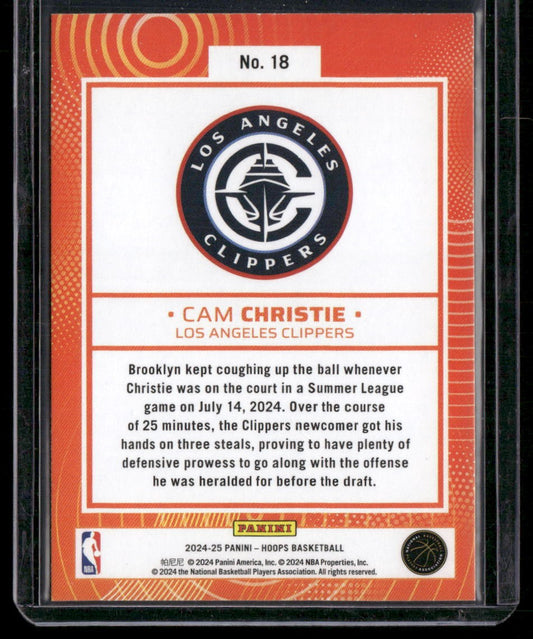 2024-25 Hoops #18 Cam Christie We Got Next