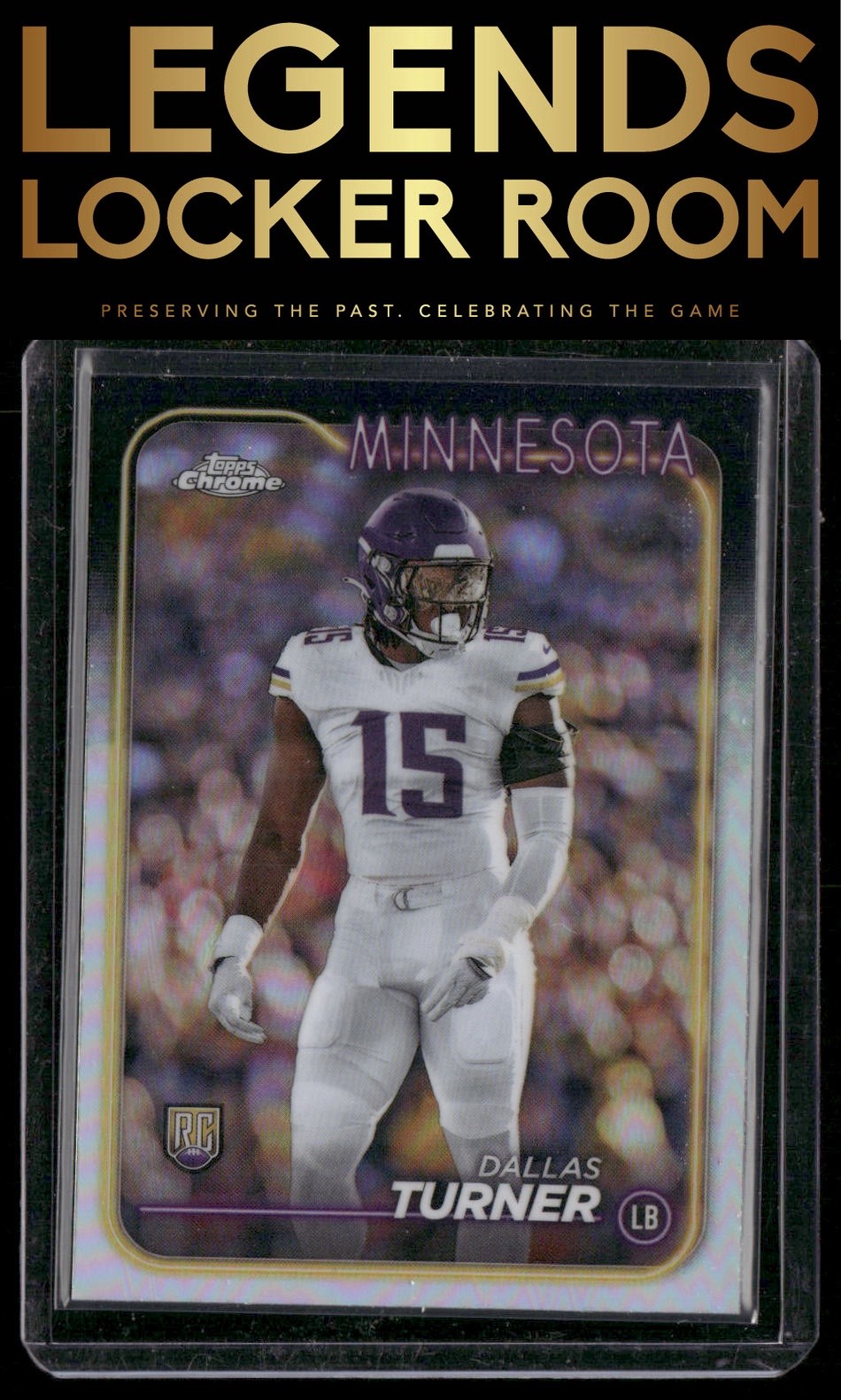 2024 Topps Chrome #221 Dallas Turner Refractor