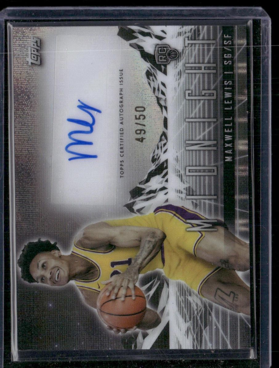 2023-24 Topps Midnight #RHS-ML Maxwell Lewis Rookie Horizon Signatures /50
