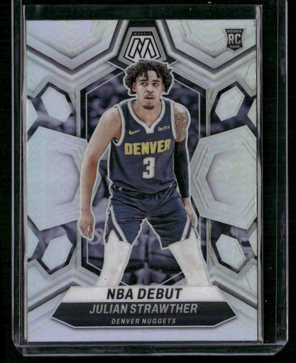 2023-24 Panini Mosaic #256 Julian Strawther Silver