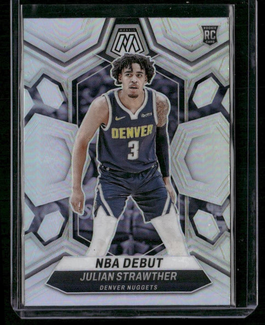 2023-24 Panini Mosaic #256 Julian Strawther Silver