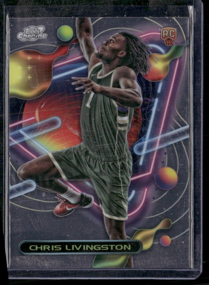 2023-24 Topps Chrome Cosmic #197 Chris Livingston