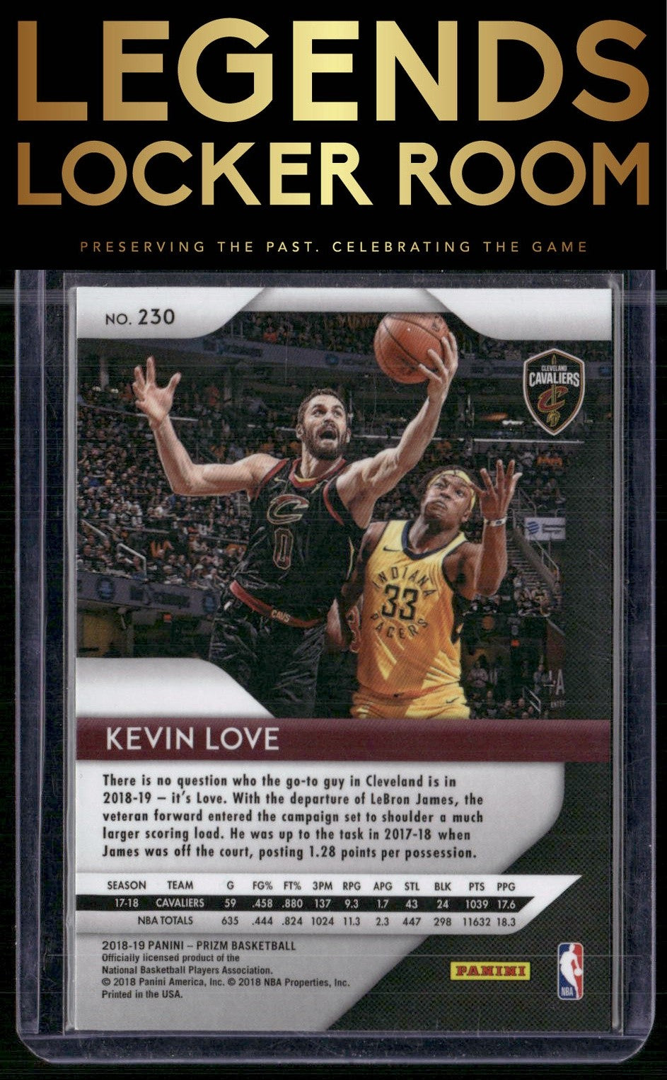 2018-19 Panini Prizm #230 Kevin Love