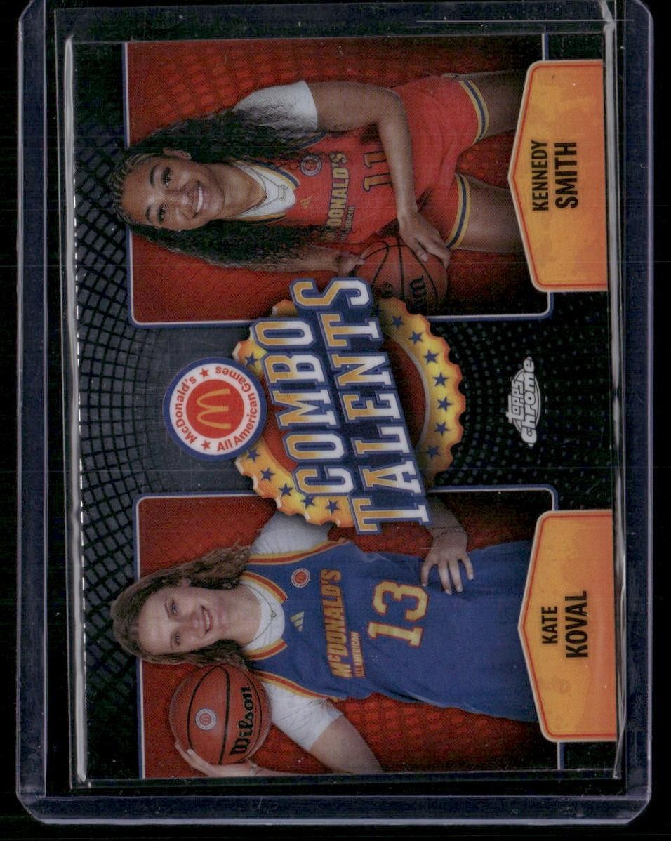 2024 Topps Chrome McDonald's All-American Kate Koval/Kennedy Smith Combo Talents