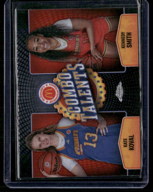 2024 Topps Chrome McDonald's All-American Kate Koval/Kennedy Smith Combo Talents