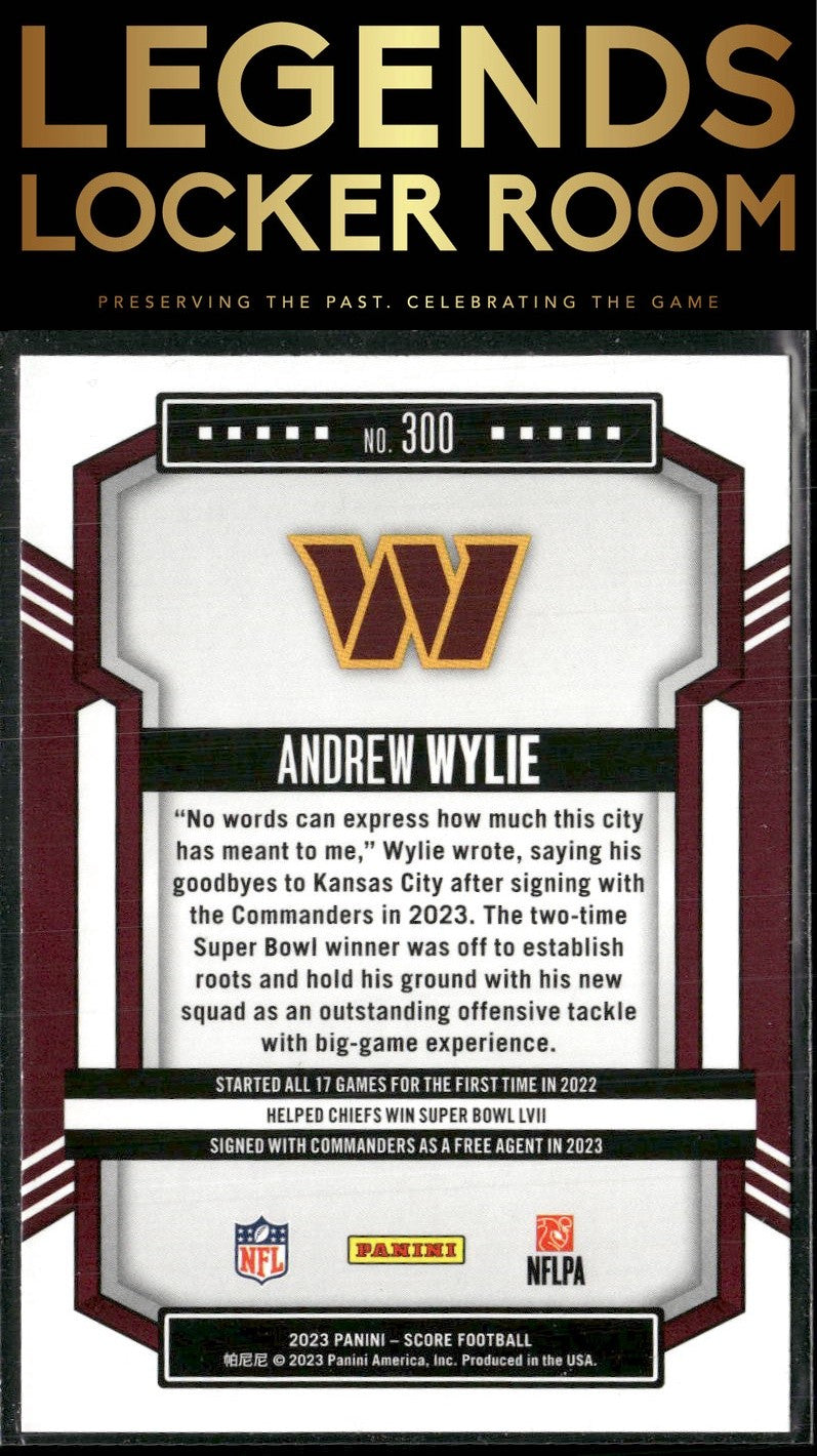 2023 Score #300 Andrew Wylie