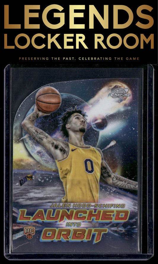 2023-24 Topps Chrome Cosmic #LIO-9 Jalen Hood-Schifino Launched Into Orbit
