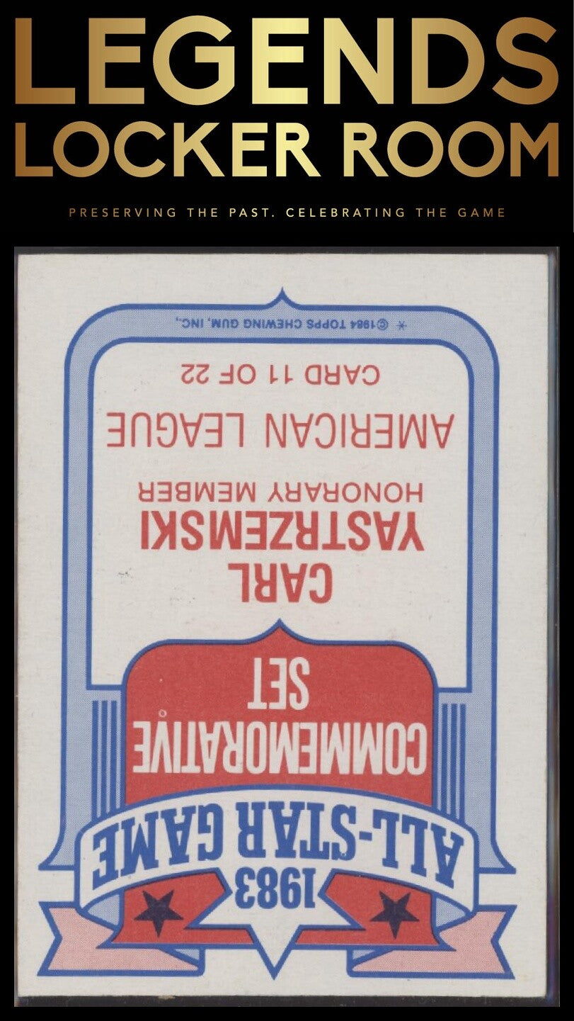 1984 Topps #11 Carl Yastrzemski Glossy All-Stars