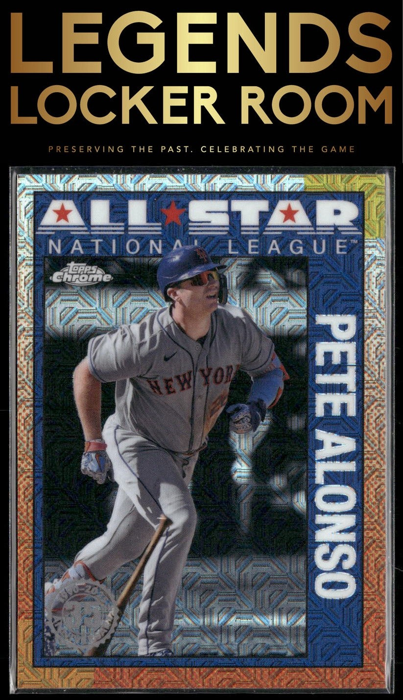 2025 Topps Pete Alonso 1990 Topps Baseball 35th Chrome All-Stars Mojo