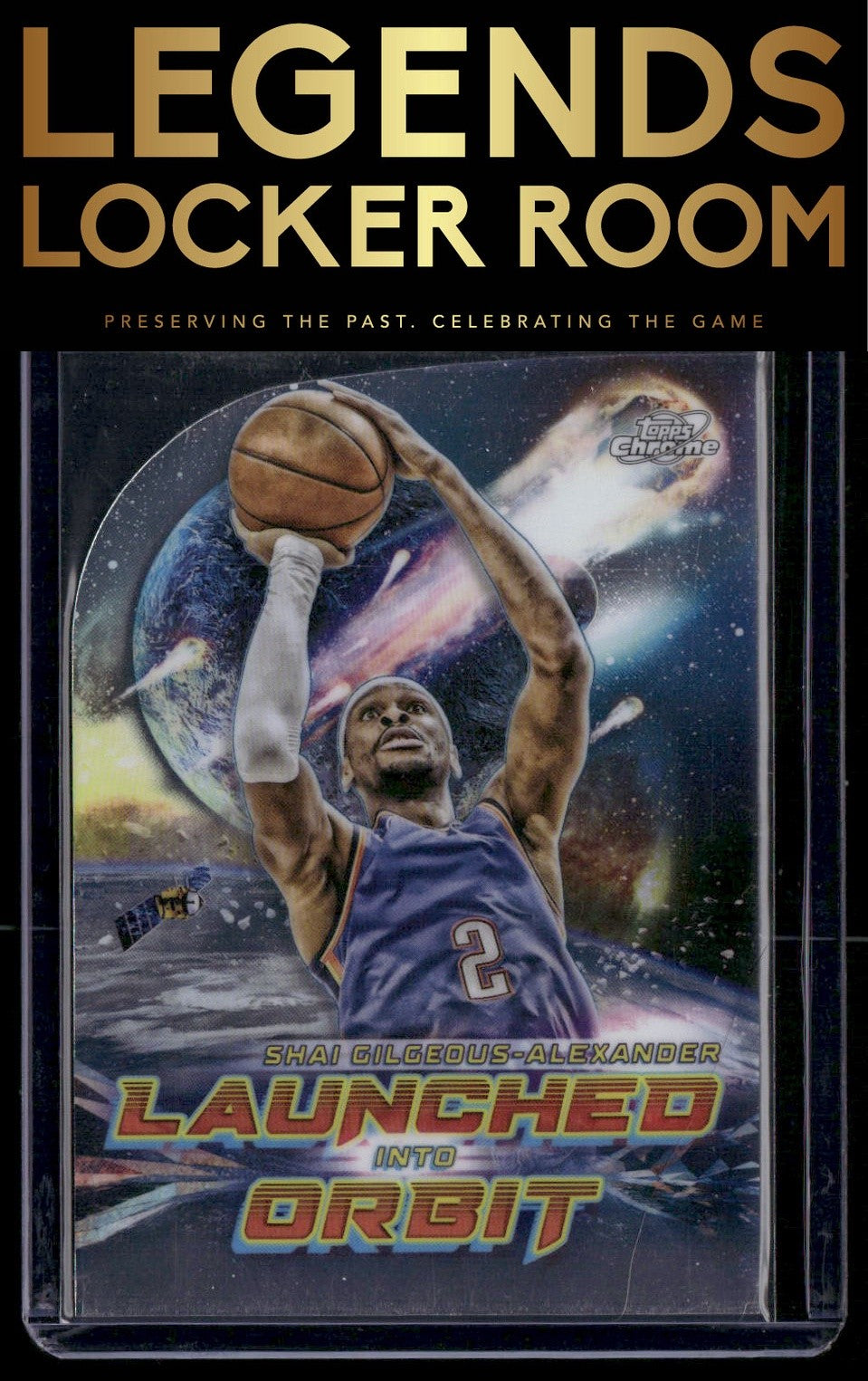 2023-24 Topps Chrome Cosmic #LIO-17 Shai Gilgeous-Alexander Launched Into Orbit