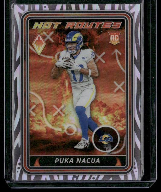 2023 Panini Phoenix #HR-26 Puka Nacua Hot Routes