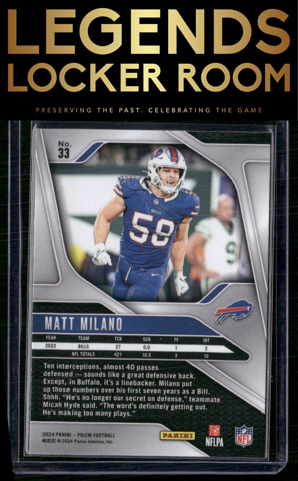 2024 Panini Prizm #33 Matt Milano