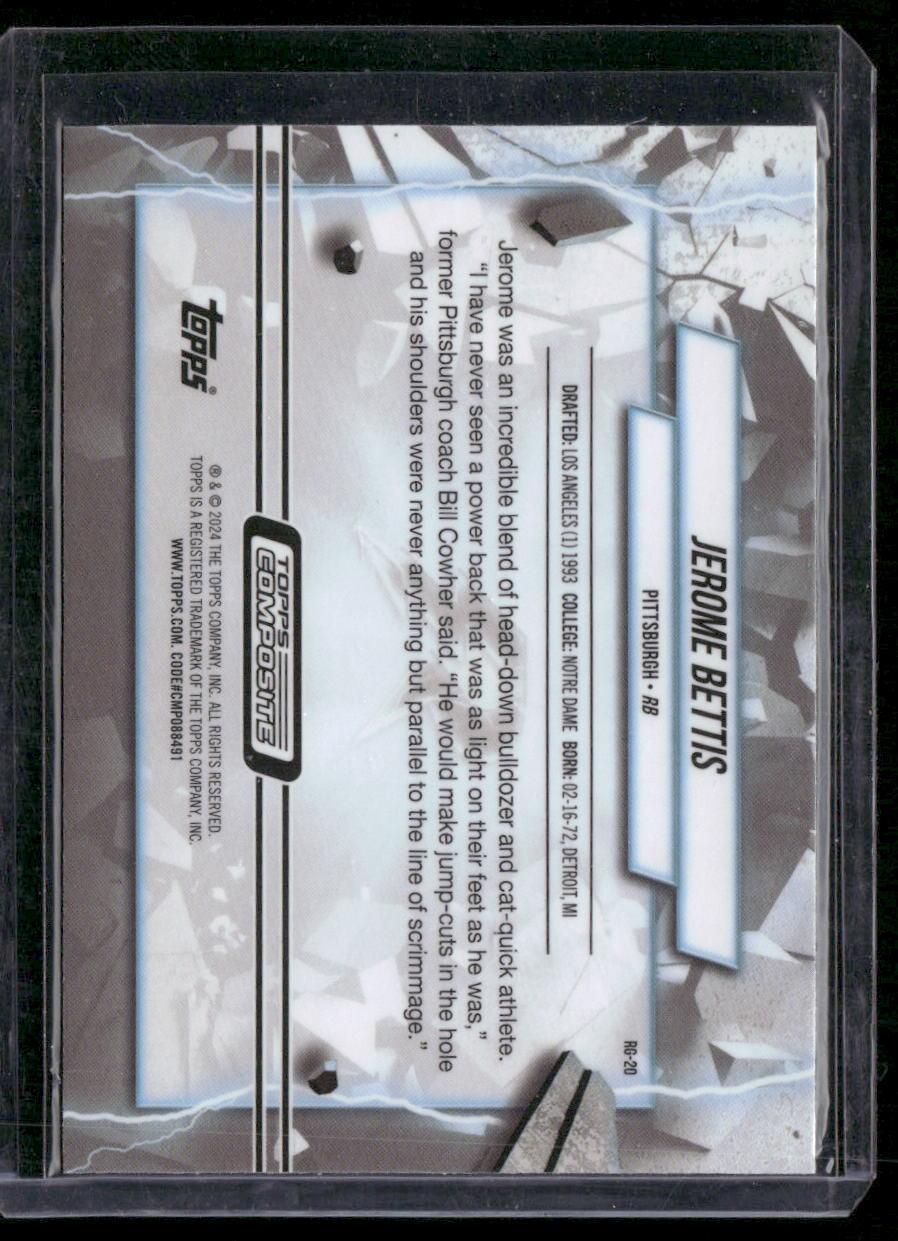 2023 Topps Composite #RG-20 Jerome Bettis Resurgence Grounded