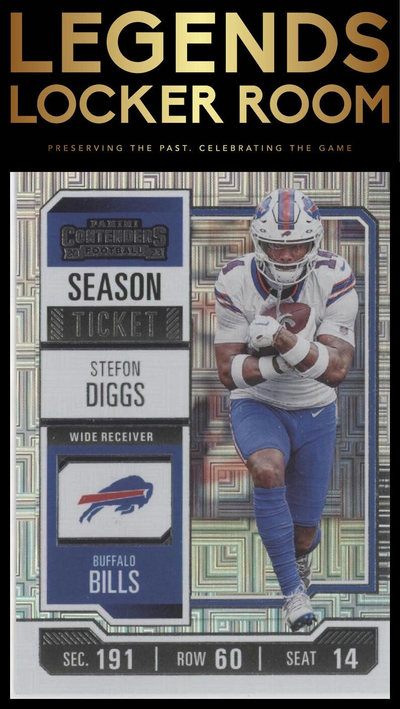 2023 Panini Contenders #12 Stefon Diggs Season Ticket Retail