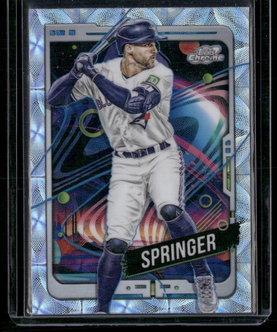 2024 Topps Chrome Cosmic #122 George Springer Nucleus Refractors
