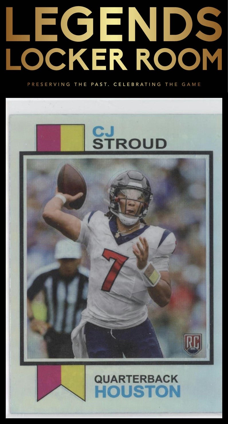 2023 Topps Composite #1973-12 CJ Stroud 1973 Topps Football Refractor