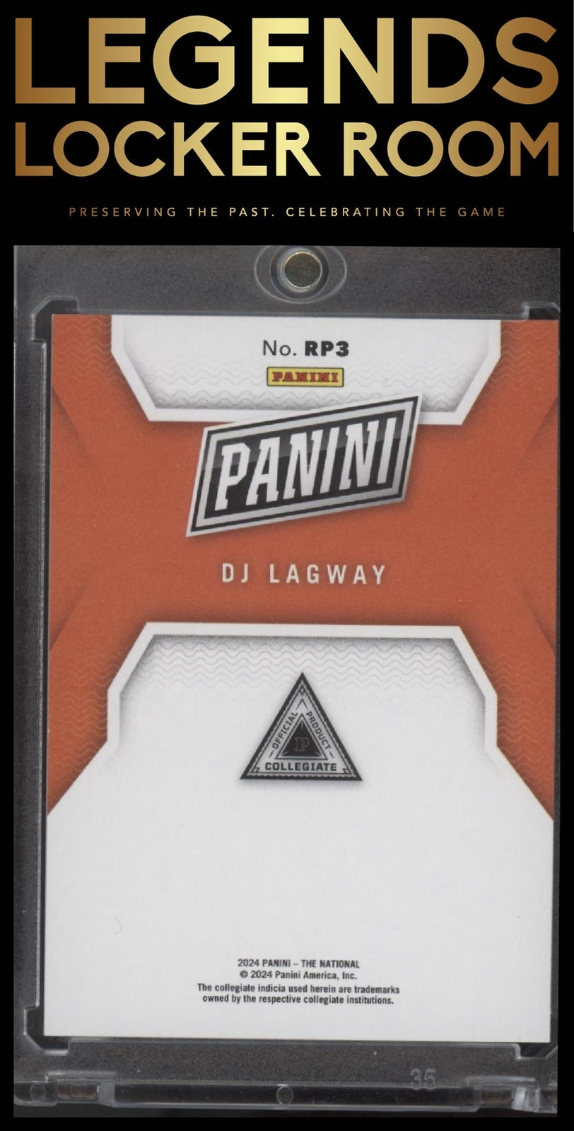 2024 Panini National Sports Collectors Convention DJ Lagway Insert Orange #/199