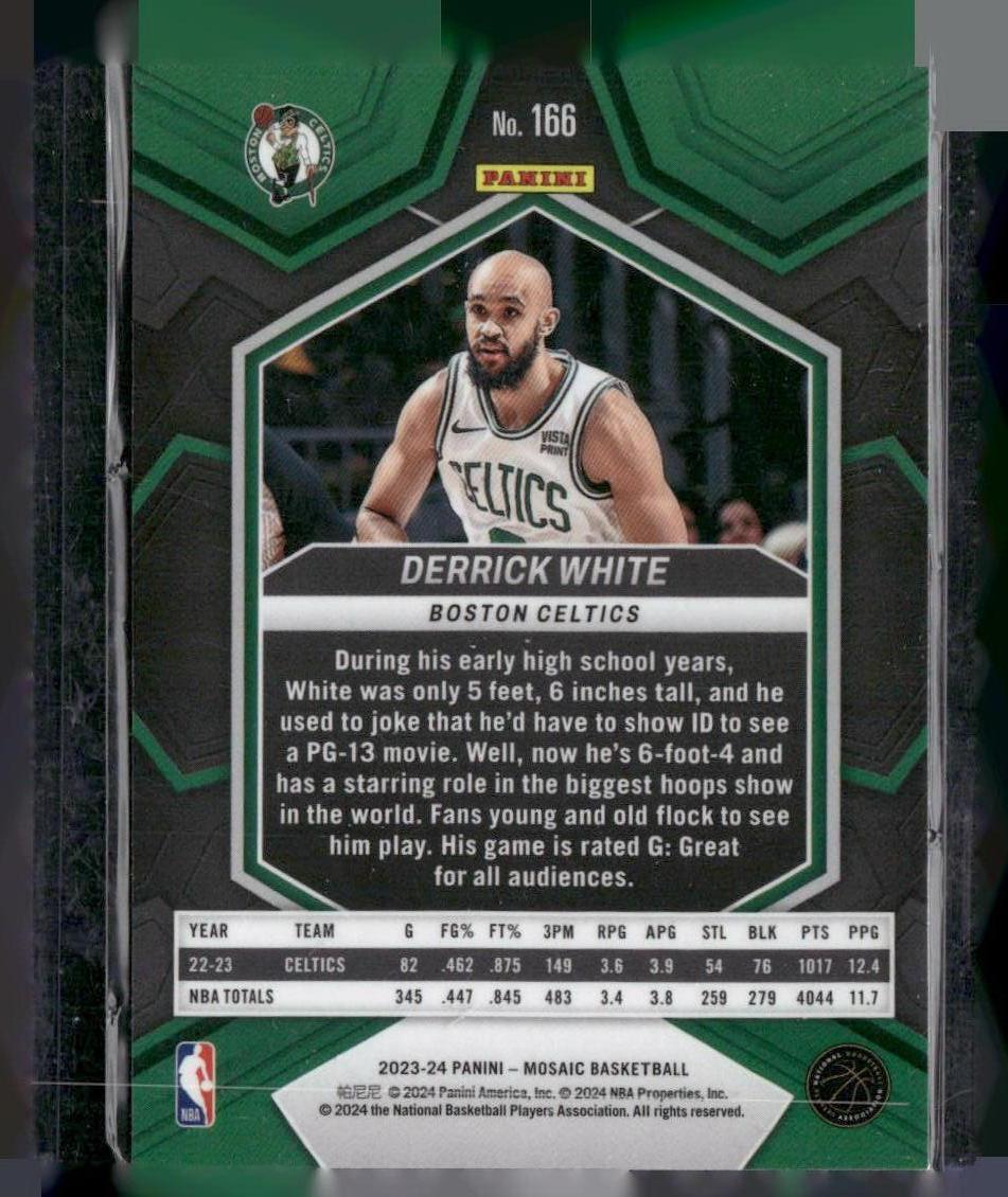 2023-24 Panini Mosaic #166 Derrick White
