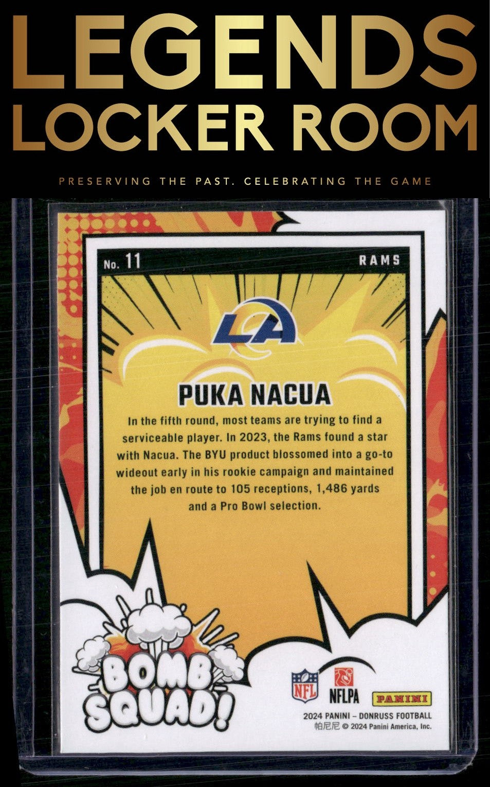 2024 Donruss #11 Puka Nacua Bomb Squad