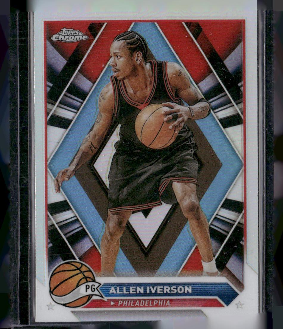 2023-24 Topps Chrome #66 Allen Iverson Refractors