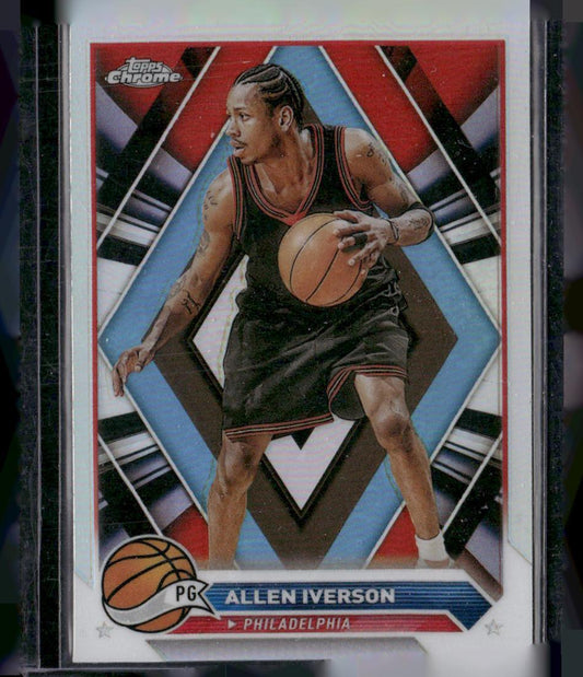 2023-24 Topps Chrome #66 Allen Iverson Refractors