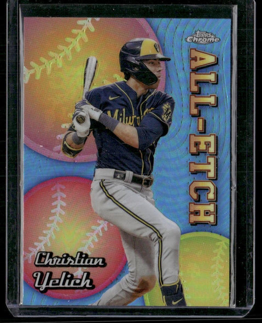 2024 Topps Chrome #CAE-20 Christian Yelich Chrome All-Etch
