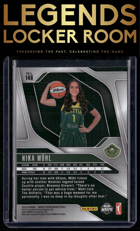 2024 Panini Prizm WNBA #146 Nika Muhl