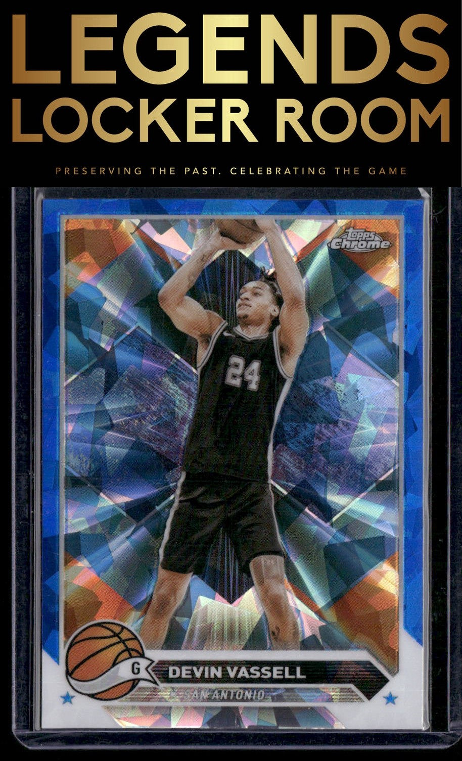 2023-24 Topps Chrome Sapphire Edition #152 Devin Vassell