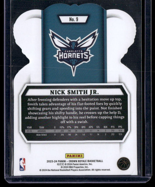 2023-24 Panini Crown Royale #9 Nick Smith Jr.