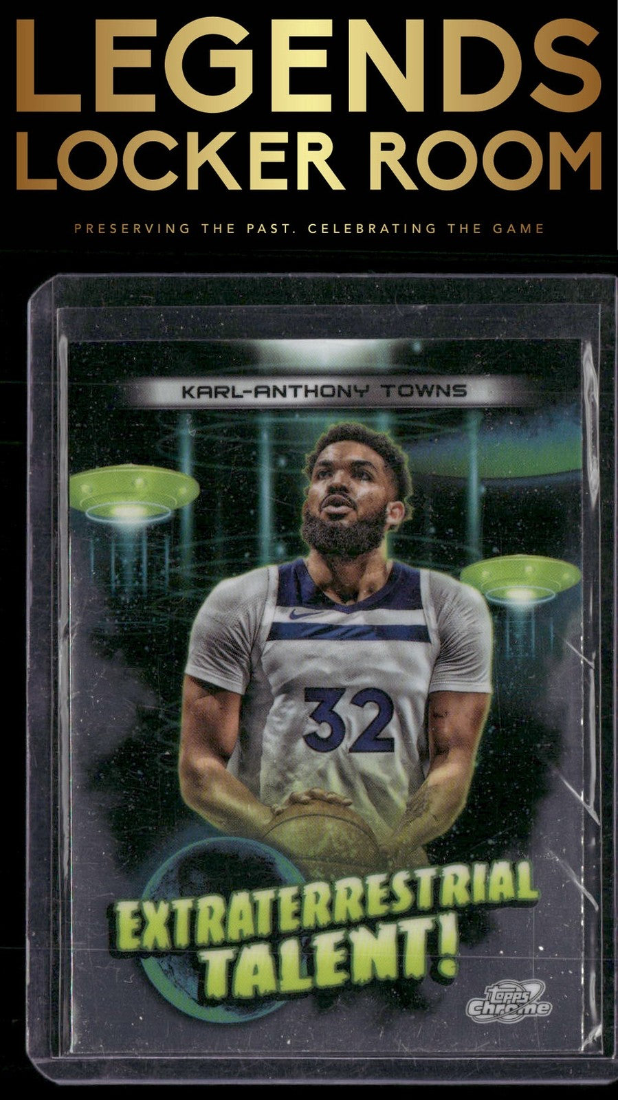 2023-24 Topps Chrome Cosmic #ET-7 Karl-Anthony Towns Extraterrestrial Talent