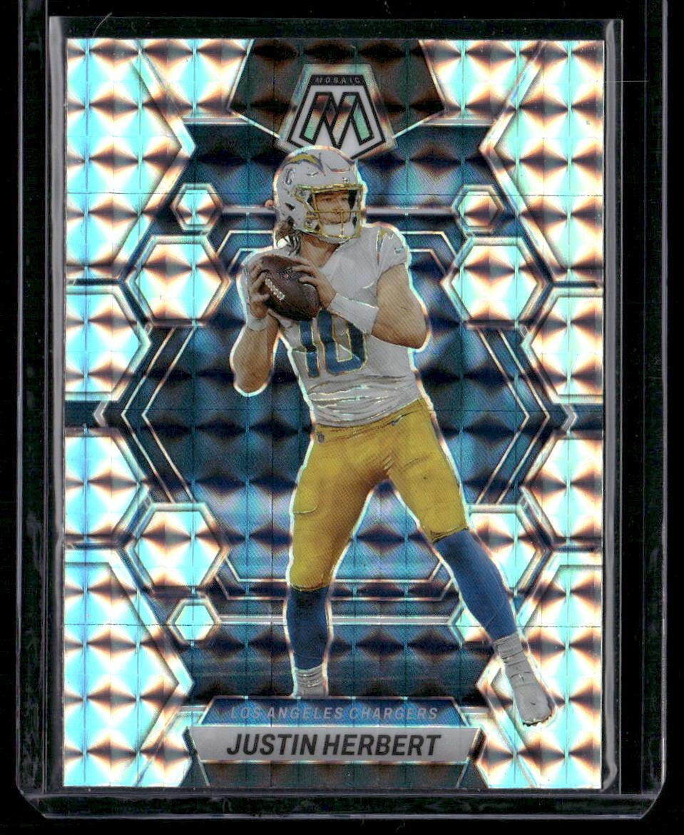 2023 Panini Mosaic #127 Justin Herbert Silver