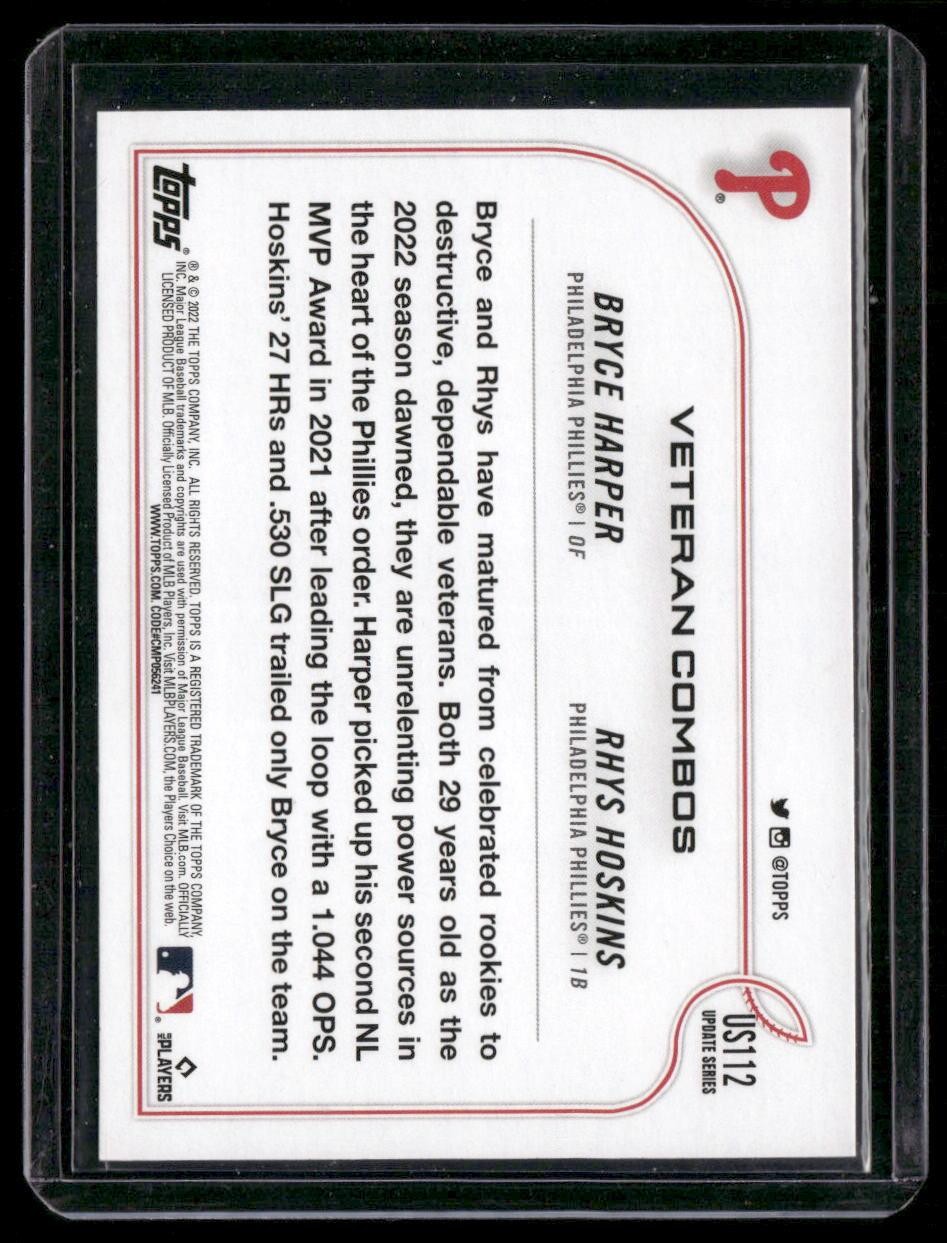 2022 Topps Update #US112 Philly Phenoms (Bryce Harper / Rhys Hoskins)