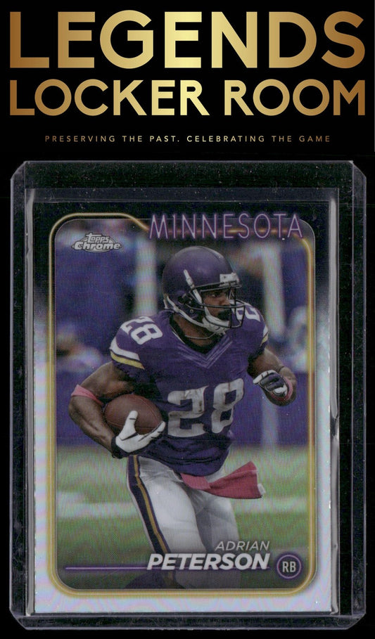 2024 Topps Chrome #113 Adrian Peterson Refractor