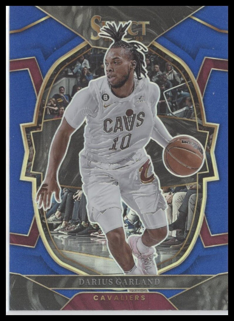 2022-23 Panini Select #6 Darius Garland Blue Prizms