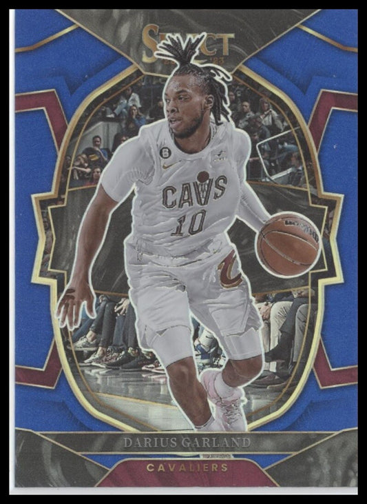 2022-23 Panini Select #6 Darius Garland Blue Prizms