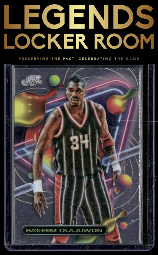 2023-24 Topps Chrome Cosmic #47 Hakeem Olajuwon
