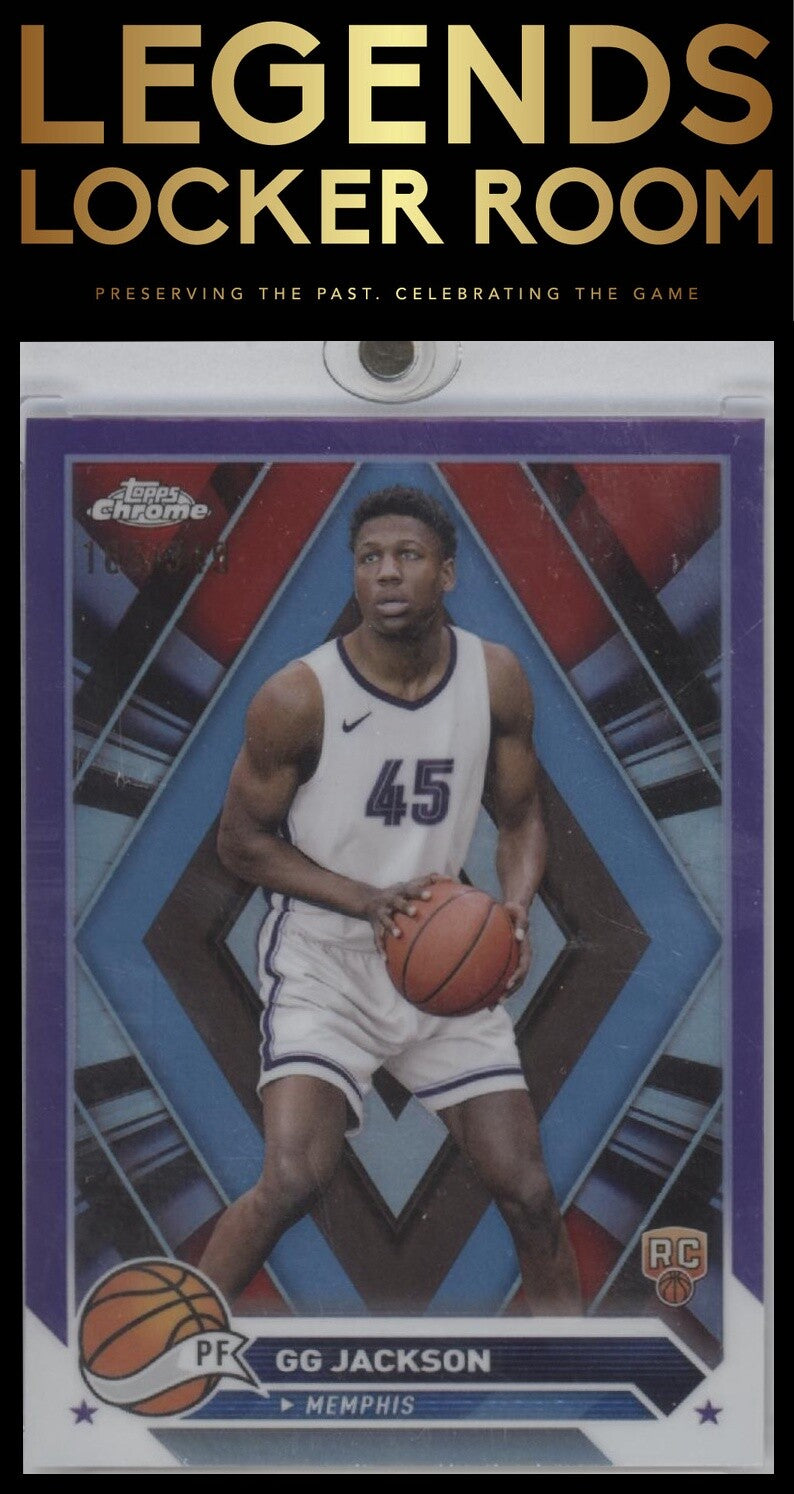 2023-24 Topps Chrome #54 GG Jackson Purple Refractors #/349