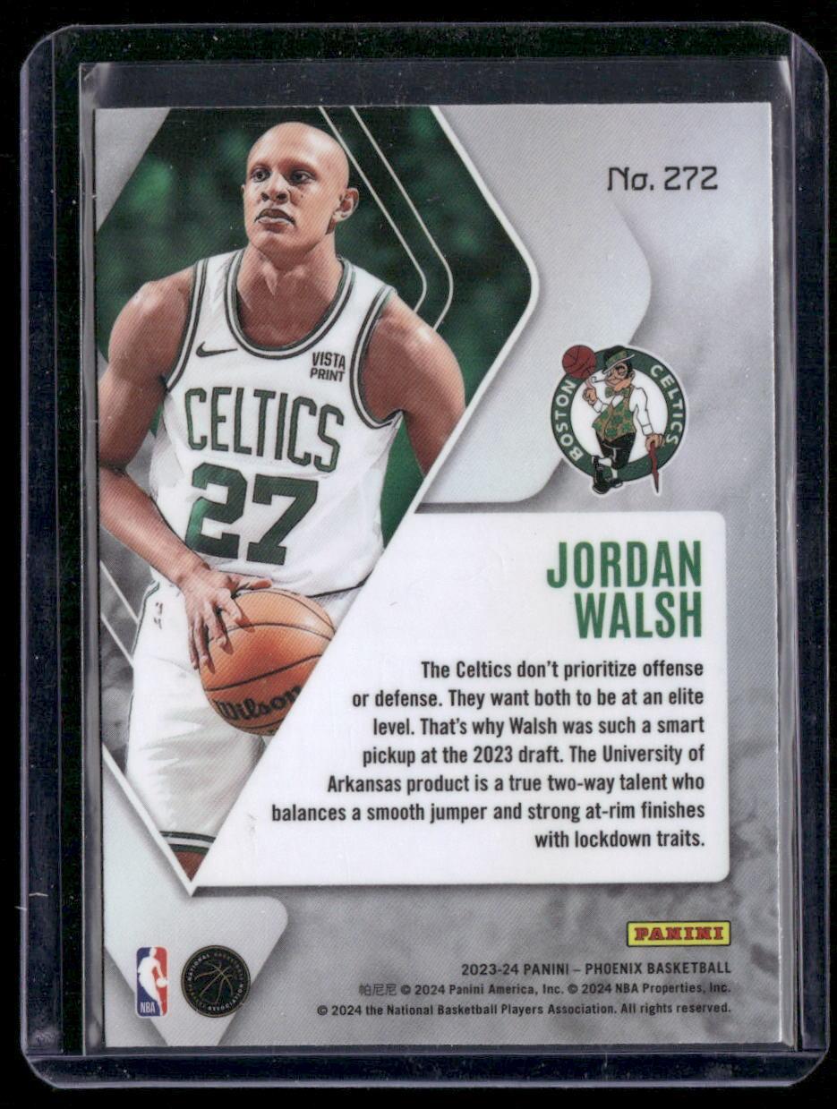 2023-24 Panini Phoenix #272 Jordan Walsh Phoenix Blue Ice