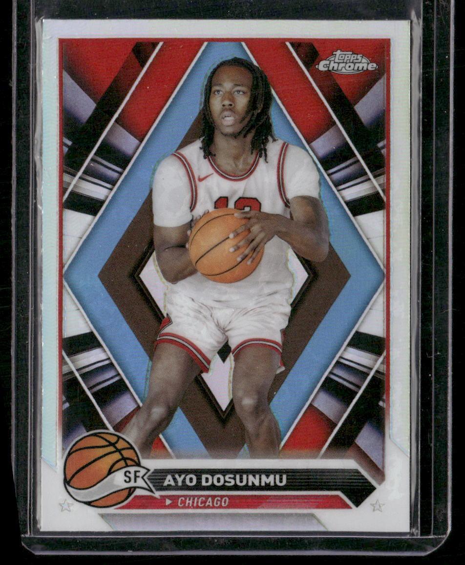 2023-24 Topps Chrome #156 Ayo Dosunmu Refractors