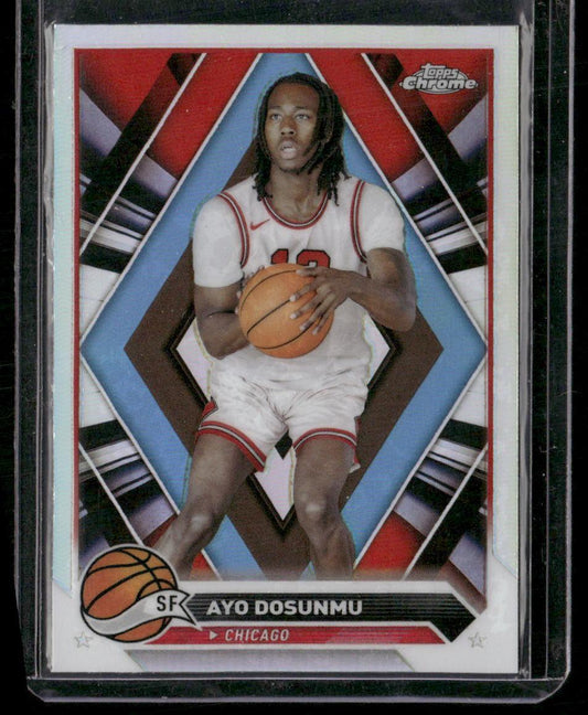 2023-24 Topps Chrome #156 Ayo Dosunmu Refractors